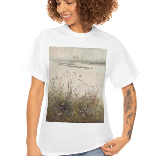 Academia Graphic Tee Womens White Tee / Wildflower Floral Tshirt / TShirt per le donne / Vintage Tshirt CelestesStudio©