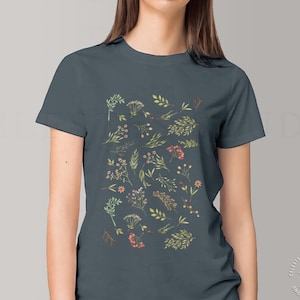 Botanical T Shirt - Etsy