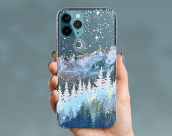 CELESTIAL Stars iPhone 14 Pro Max Case / Best Phone Cases For New Blue iPhone 15 / Celestes.Studio© / Blue iPhone 14 Plus Case Clear