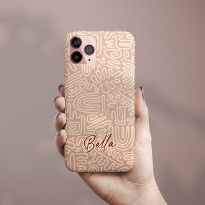 White Multicolor Monogram Protective iPhone Case