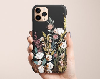 iPhone 15 Case, iPhone 13 Pro Case, COTTON iPhone 14 Case Floral, Tough iPhone 13 Case Floral ,Watercolor Art iPhone Case, Celestes.Studio©