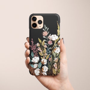 iPhone 15 Case, iPhone 13 Pro Case, COTTON iPhone 14 Case Floral, Tough iPhone 13 Case Floral ,Watercolor Art iPhone Case, Celestes.Studio©