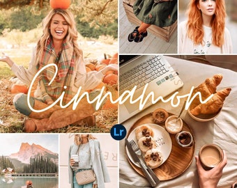 CINNAMON Lightroom Mobile Presets, Fall Instagram Presets, Halloween Presets, Best Presets, Light & Bright Presets. Célestes.Studio©