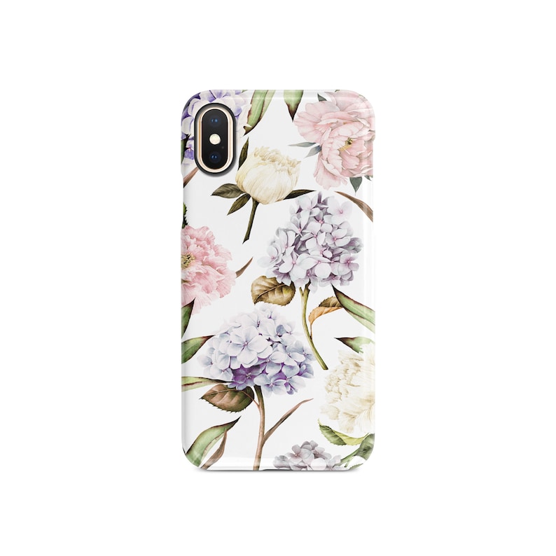 PRETTY Pastel Flower iPhone XS Case Floral iPhone 11 Pro Case Celestes Cases\u00a9 Pink and Blue Flowers iPhone 11 Pro Case,iPhone XS Floral