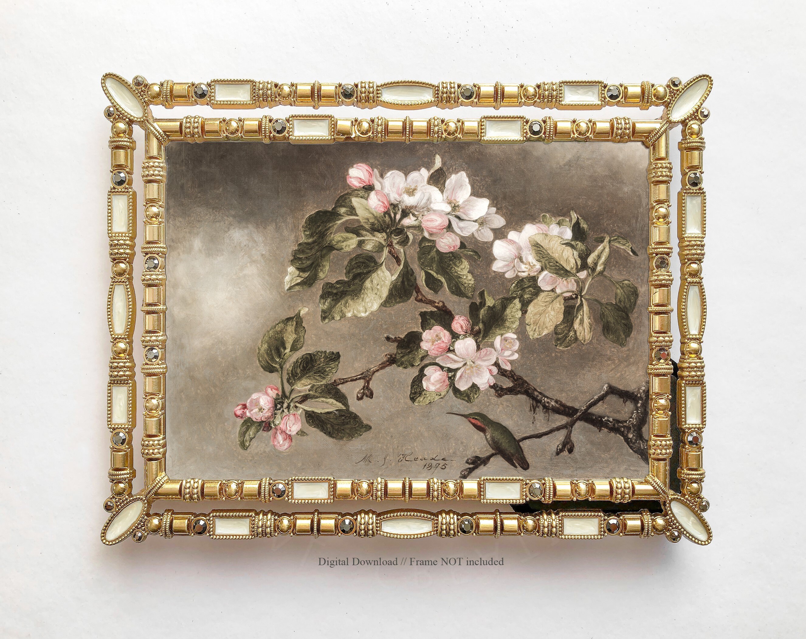 PRINT AT HOME Wall Art / Vintage Wall Art Print / Digital Art Etsy