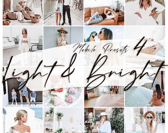 LIGHT & BRIGHT Lightroom Mobile Presets, Beste Presets,Instagram Presets,Innere Presets, Natürliche Presets, Hochzeit Presets, Celestes.Studio©