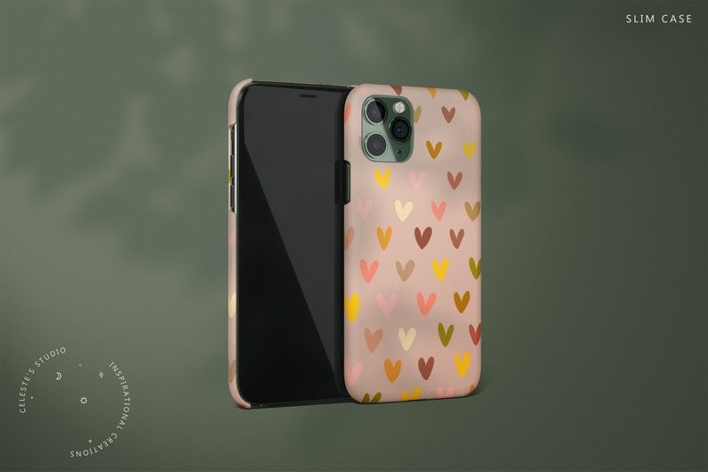 HEART iPhone 12 Pro Max Case Cute iPhone 12 Case Hearts iPhone 12 Mini Case Celestes Cases\u00a9