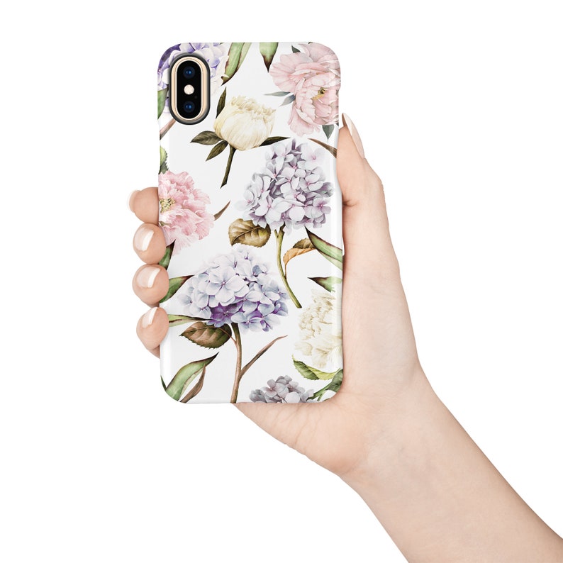 PRETTY Pastel Flower iPhone XS Case Floral iPhone 11 Pro Case Celestes Cases\u00a9 Pink and Blue Flowers iPhone 11 Pro Case,iPhone XS Floral