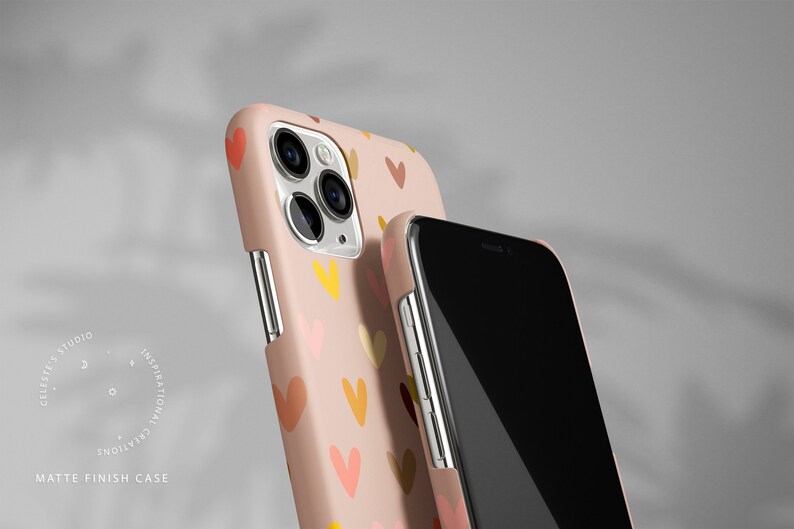 HEART iPhone 12 Pro Max Case Cute iPhone 12 Case Hearts iPhone 12 Mini Case Celestes Cases\u00a9