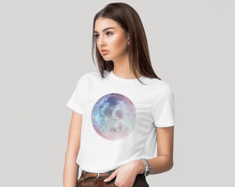 BOHO Graphic Womens tshirt | Indie Tshirt | Moon TShirt for women | Vintage Tshirt CelestesStudio©