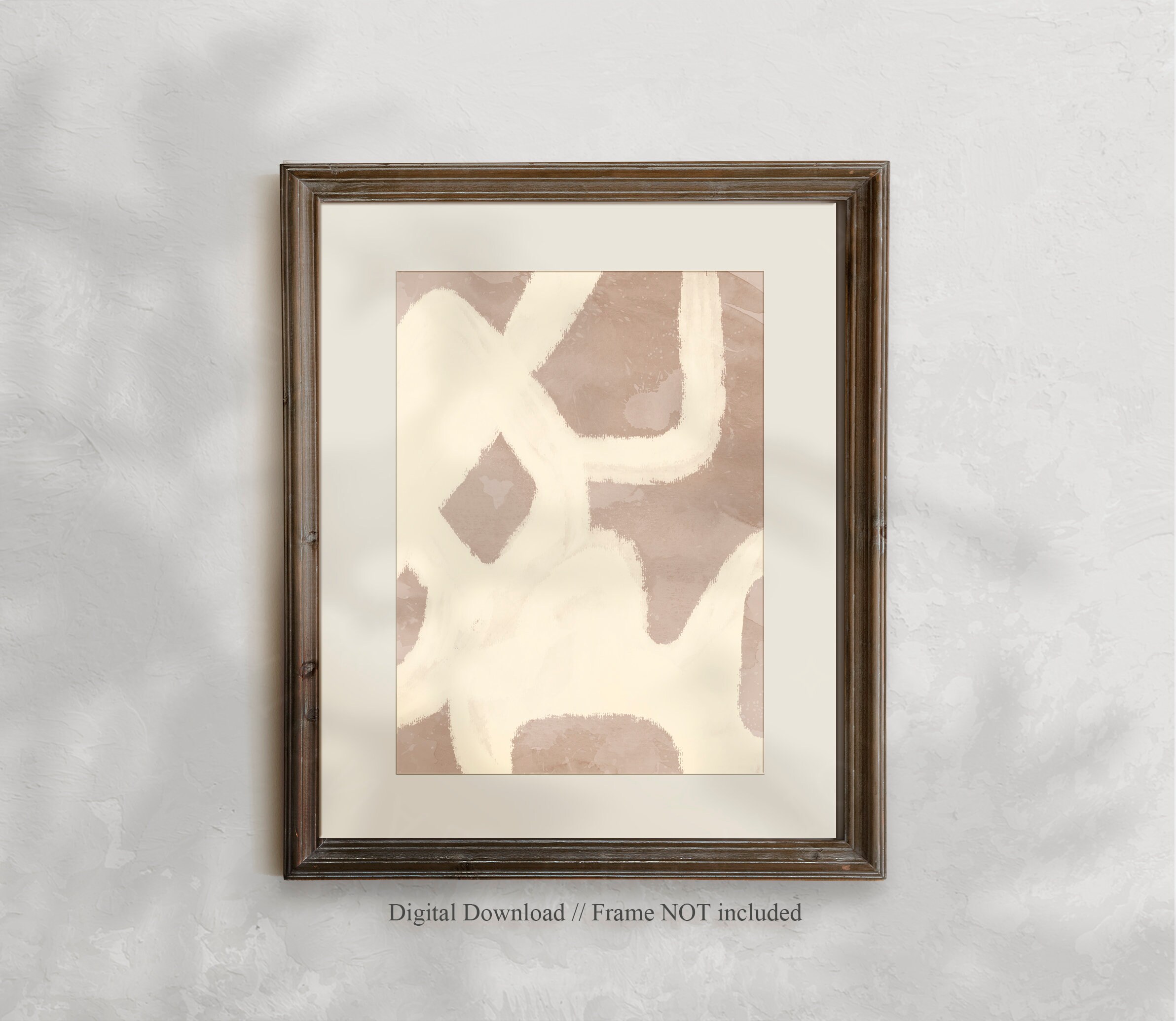 PINK Art Print Neutral Living Room Wall Art Gallery Wall Etsy