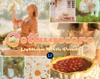 15 Lightroom Mobile Presets, COTTAGECORE Presets, Goblincore Presets Lightroom Presets, Retro Best Presets, Celestes.Studio©