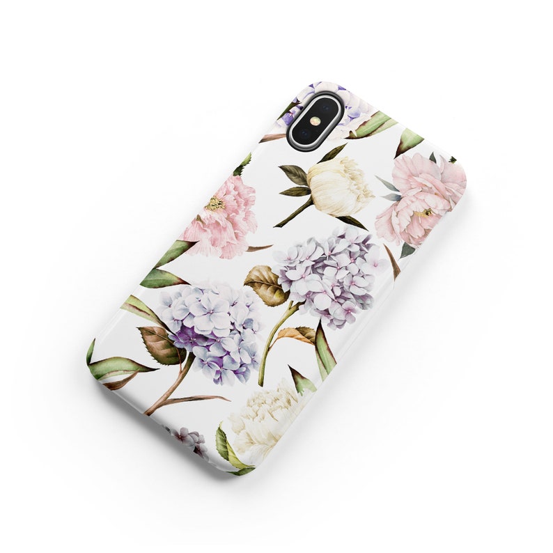 PRETTY Pastel Flower iPhone XS Case Floral iPhone 11 Pro Case Celestes Cases\u00a9 Pink and Blue Flowers iPhone 11 Pro Case,iPhone XS Floral