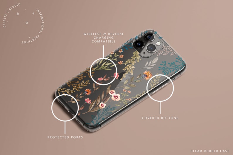 WILDFLOWER iPhone 16 Plus Case Floral / Celestes.studio© / Pressed