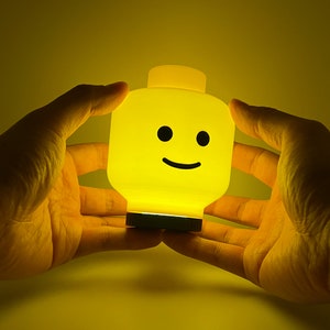 Mini Figure Head Night Light - Fun and Whimsical Bedtime Companion for All Ages