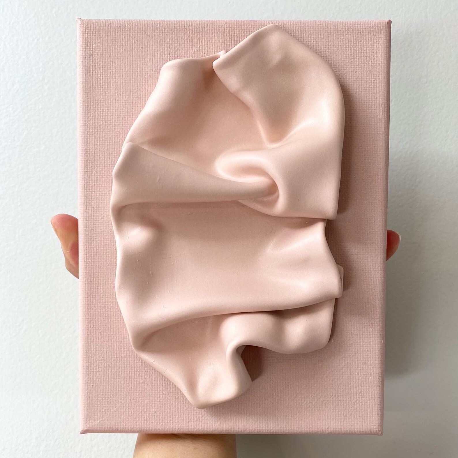 Clay Wall Sculpture on Canvas 3D Wall Art. Wall Decor. Etsy