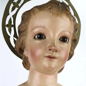 Kind Jezus Santo 19e eeuws Spanje hout