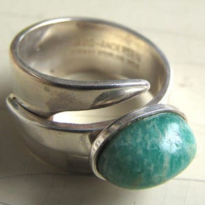 Classic David Andersen of Norway ring, green stone.