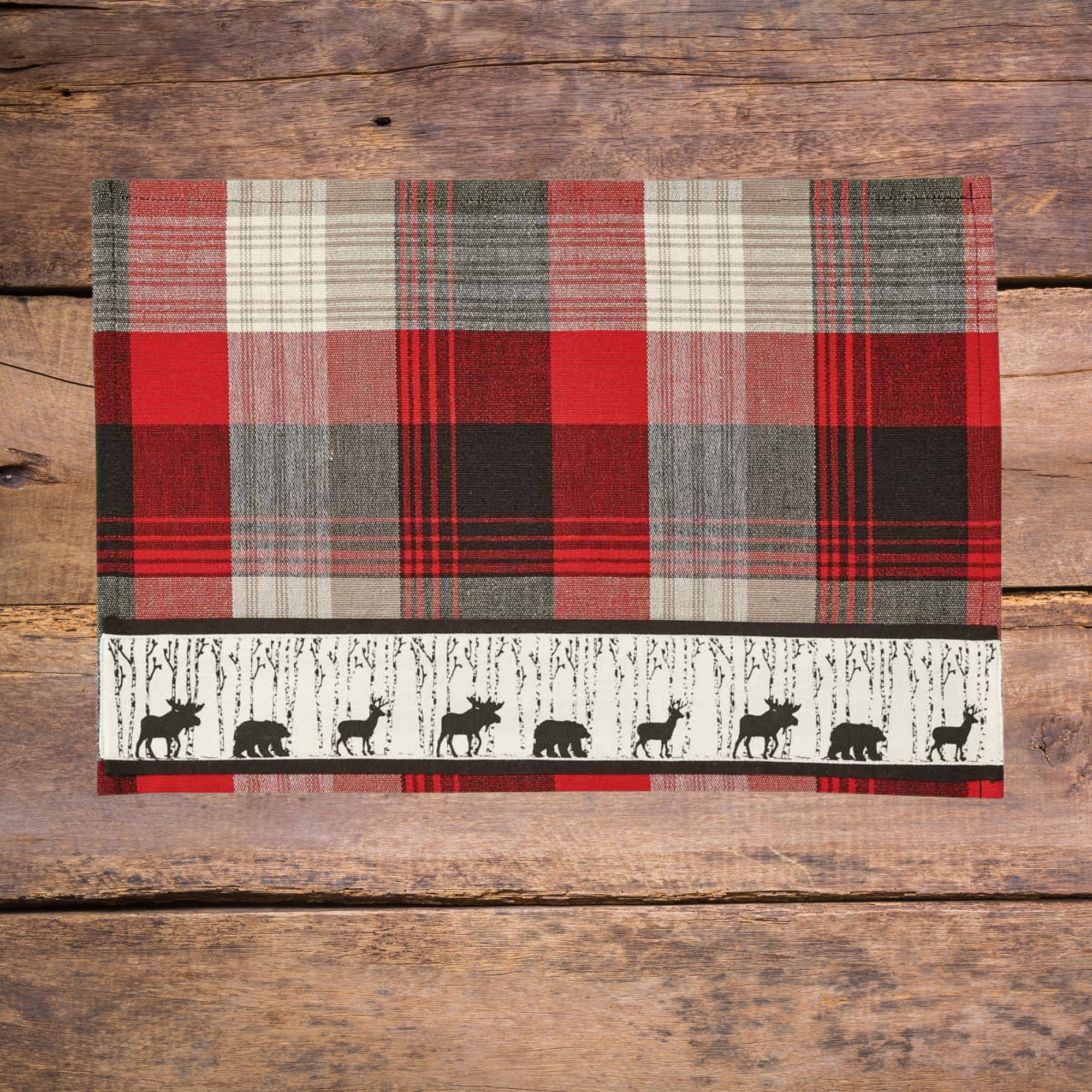 Buffalo Plaid Placemat Woven Placemat Colorful Placemat Etsy