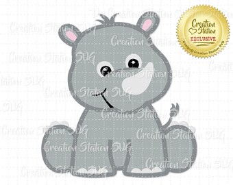 Download Baby Rhino Svg Etsy