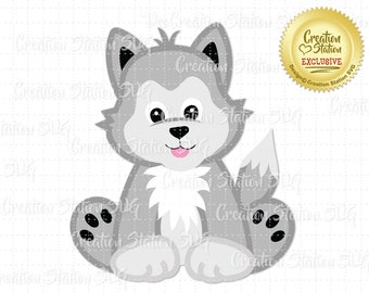 Download Baby Wolf Svg Etsy
