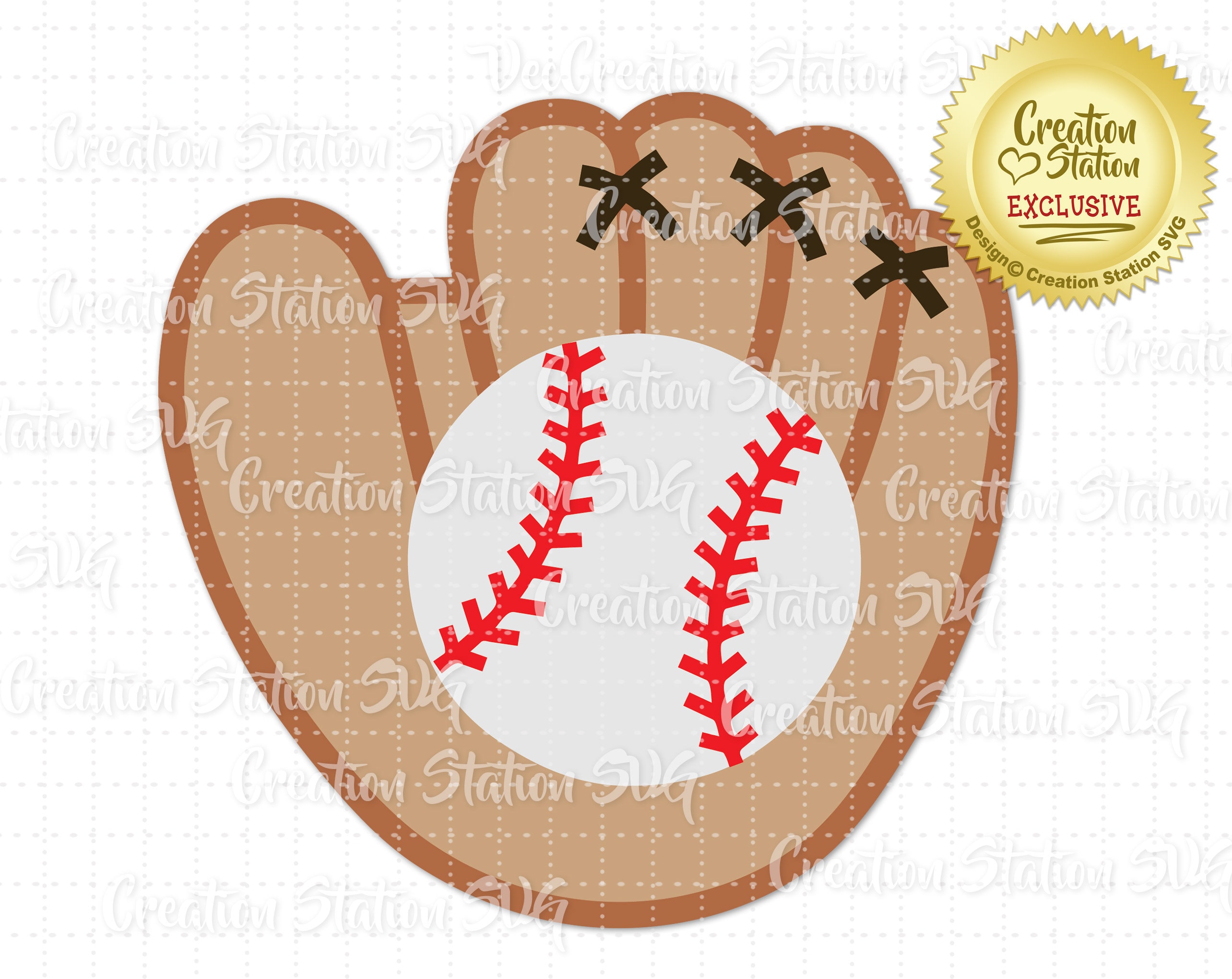 Download Svg Baseball Glove And Ball Sports Cut File For Htv Vinyl And Etsy