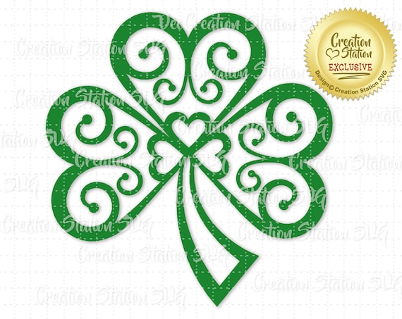 Free Free Shamrock Monogram Svg Free