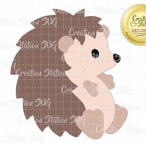May include: A brown and pink cartoon hedgehog with a heart on its belly. The hedgehog is facing the right side of the image.
