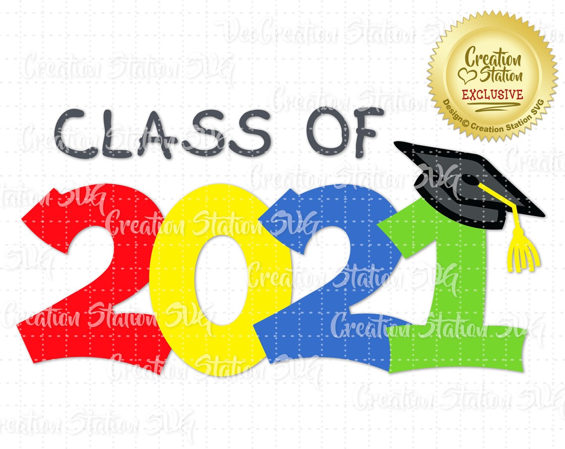 Download SVG Class of 2021 Graduation Graduate Cap and Gown Cut ...