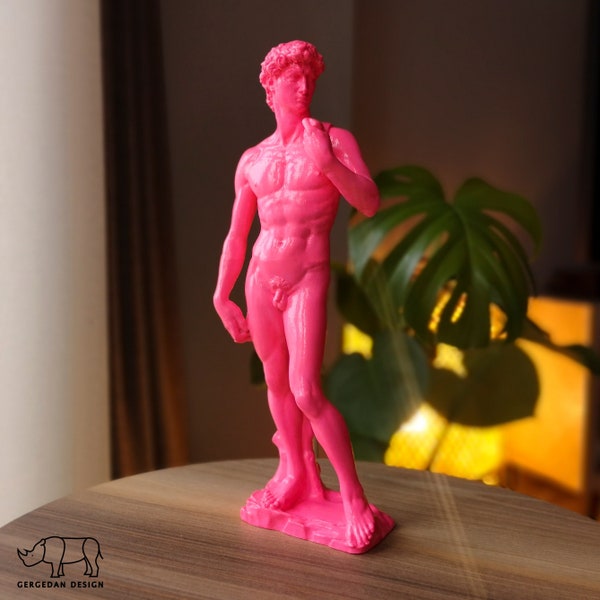 Handcrafted David Sculpture | Michelangelo's Statue of David Replica | Home Decor and Art Collectible