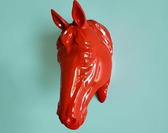 馬の彫刻、壁の馬の彫刻、壁のアクセサリー、壁の装飾、3D馬の壁の彫刻