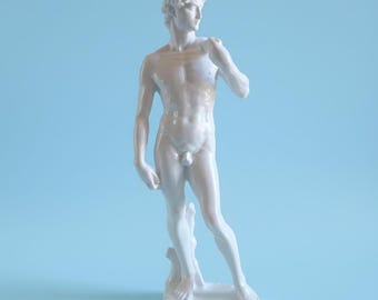 Handcrafted David Sculpture | Michelangelo's Statue of David Replica | Home Decor and Art Collectible