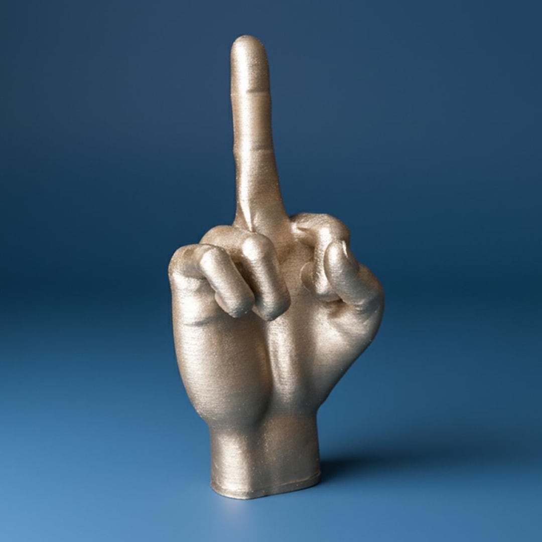 Middle Finger Hand | Fuck You off Sign | Hand Sculpture