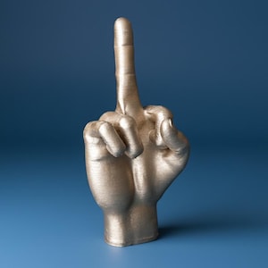 Middle Finger Hand | Fuck You Off Sign | Hand Sculpture | Different Color Options