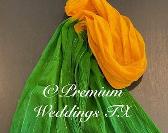 Yellow Dupatta, Men’s Kurta dupatta, sherwani, shaadi, mehndi,haldi, indian wedding, pakistani wedding, diwali, eid, punjabi wedding, scarf