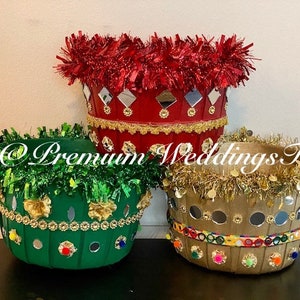 Tokra,Decorative Basket, Basket,Shaadi, Shaadi Decor, Favors, Favors Basket, Mehndi, Haldi, Indian Wedding, Pakistani Wedding, Shagun Basket