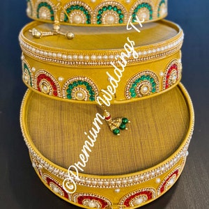 Handmade Decorative Channi: Indian Wedding Decor, Karwa Chauth