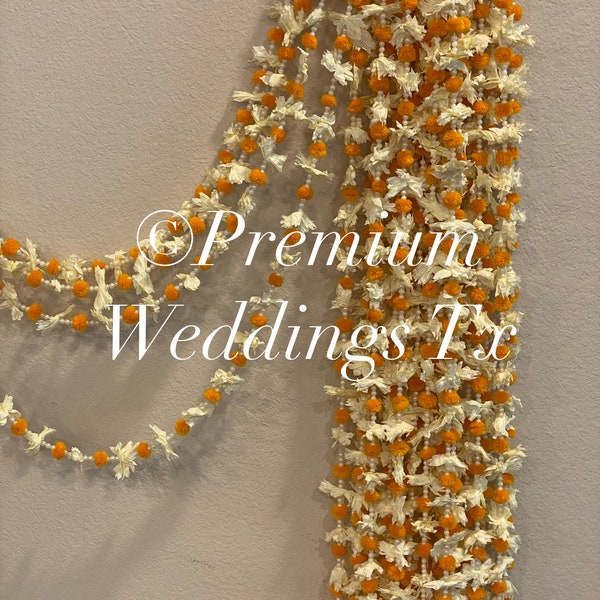 Naturfreundliche Blumengirlande: Indische Hochzeit Shaadi, 2 ft