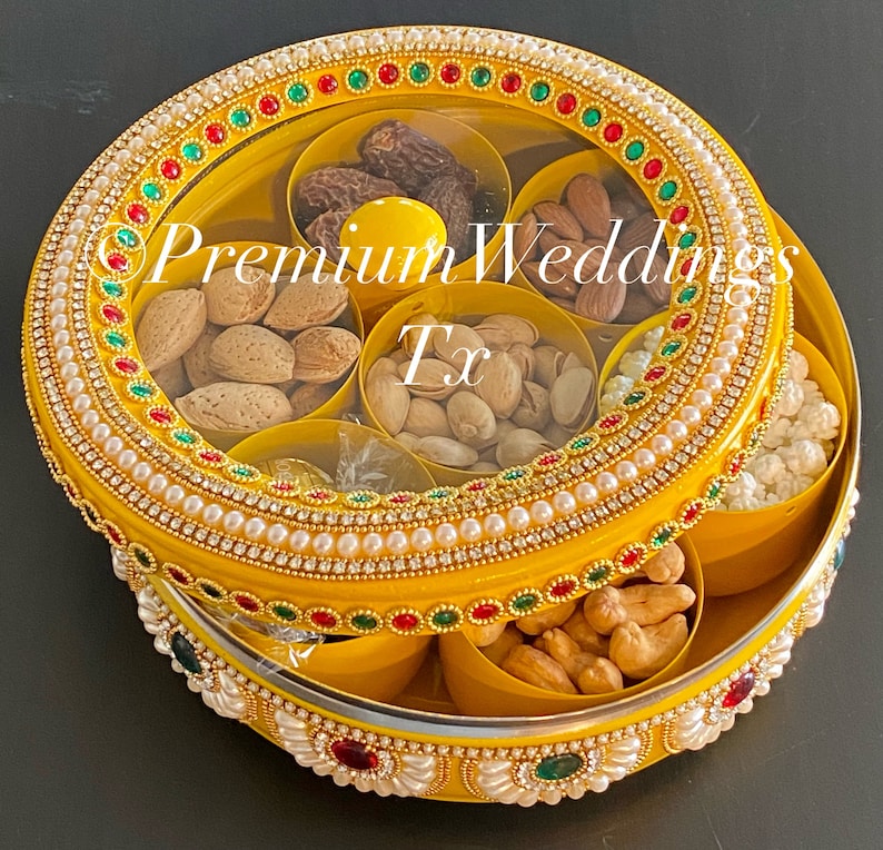 Dry Fruit Boxes Spice Box Wedding Gift Indian Gift Box Etsy