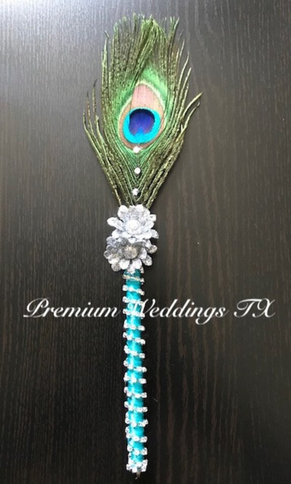 1 Peacock Feather Nikkah Pen Nikkah Muslim Wedding Hindu Etsy