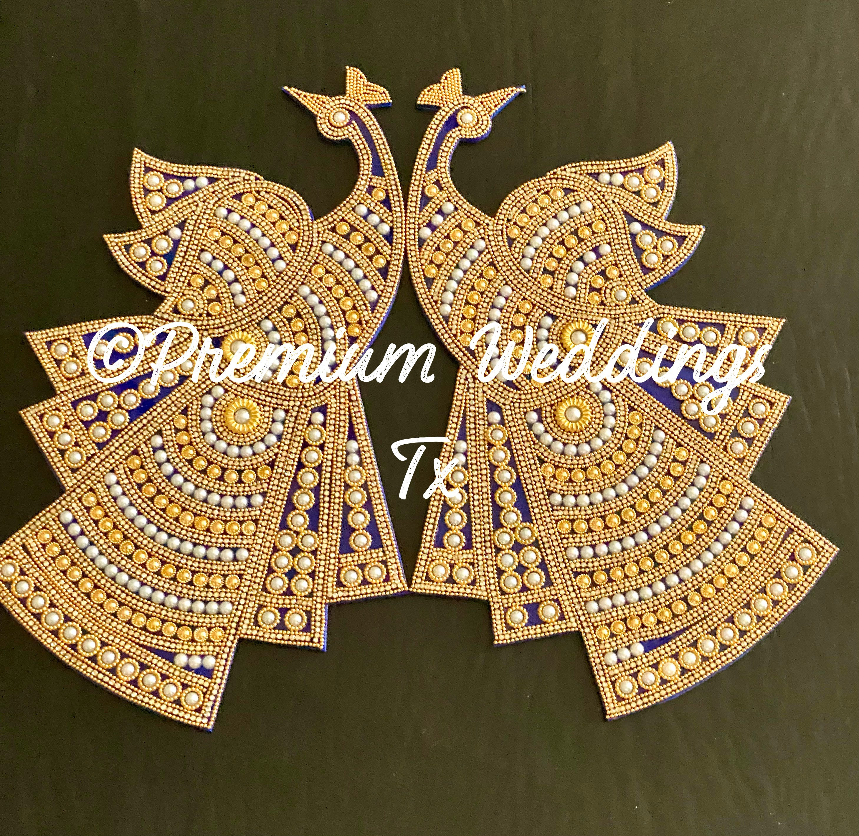 Handmade Peacock Rangoli: Beaded Indian Diwali Decor - Etsy
