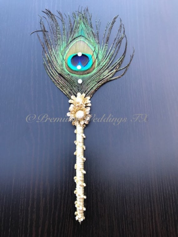 1 Peacock Feather Nikkah Pen Nikkah Muslim Wedding Hindu Etsy