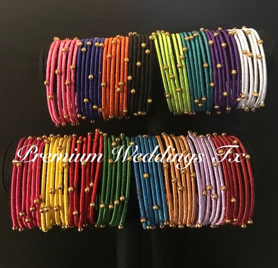 12ct Resham Bangles Chudiyan Indian Bangles Bangles Shaadi Dulhan Bridesmaid Gift Indian Wedding Pakistani Wedding Muslim Hindu Etsy UK