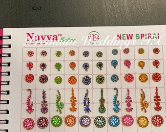 Rhinestone Bindi Book: Assorted Color Body Jewelry
