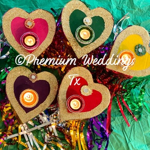 1Ct Glitter Heart Centerpiece Decorative Plate, Mehndi, Mayoon, Muslim, Weddings, Shaadi, Indian Wedding, Pakistani Wedding, Punjabi Wedding