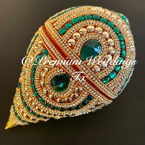 1Ct Coconut Cover, Decor, Home Decor, Shaadi, Shaadi Decor, Mehndi, Uptan, Mayoon, Puja, Puja Kalesh, Indian Wedding, Pakistani Wedding