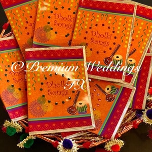 1Ct Dholki Song Book, Song book, sangeet songs book, sangeet, Mehndi, dholki, shaadi songs, shaadi, shaadi accessories, Mehndi decor, decor