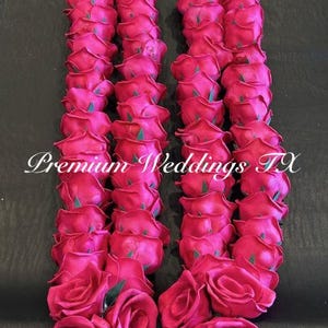 2Ct Artificial Garland,Rose Gajra Haar,Haar,Varmala,Garlands,Dulha,Dulhan,Shaadi, Indian Wedding, Pakistani Wedding, Punjabi,Baraat
