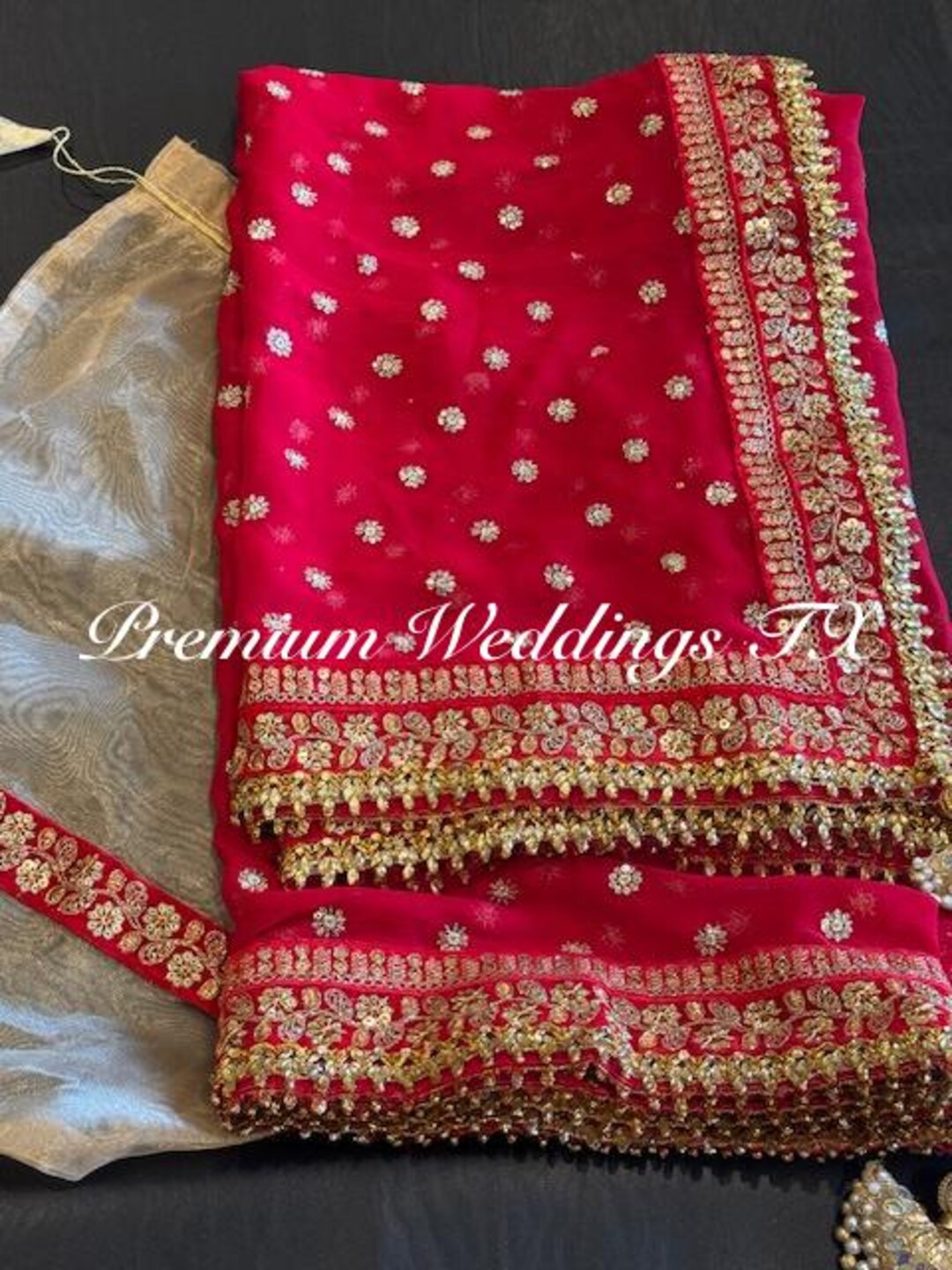 Ilo Red Dupatta