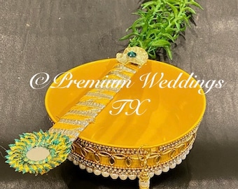 Handmade Haldi/Mehndi Applicator Set: Indian Wedding Decor